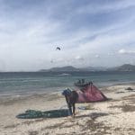 coaching cours kiteurf greer son kite