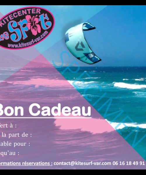 bon cadeau kitesurf