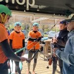 Breafing stagiaire kitesurf securité