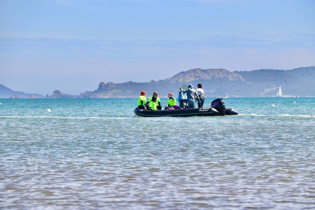 Almanarre Hyères, one of the best spots for kitesurfing in France