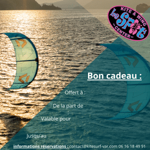 Bon cadeau kitesurf
