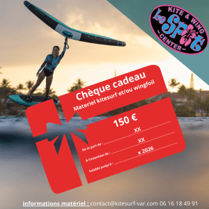 Cheque Cadeau Materiel de kitesurf ou wingfoil